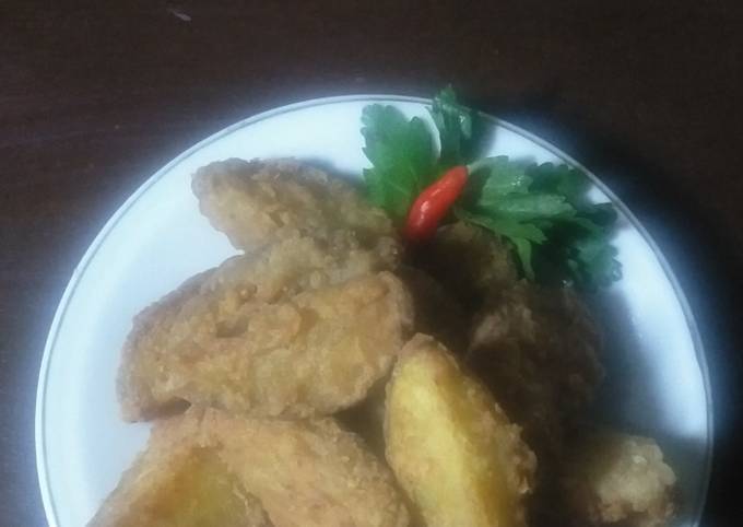 Kentang goreng wedges