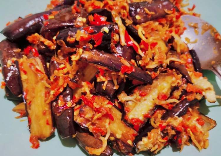 Terong Balado Teri Nasi