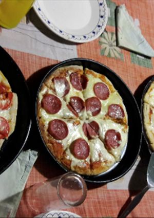 Una foto de Pizzas caseras