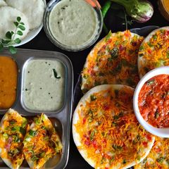 Mix Vegetable Uttapam A picture of Mix Vegetable Uttapam.