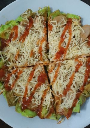 Foto resep Pizza Roti Tawar Ala kadarnya