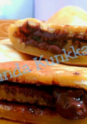 Foto resep Pancake Lipat Isi Coklat