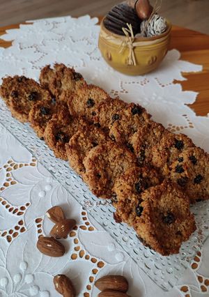 Mandulás-citromos zabfalatok recept fotója