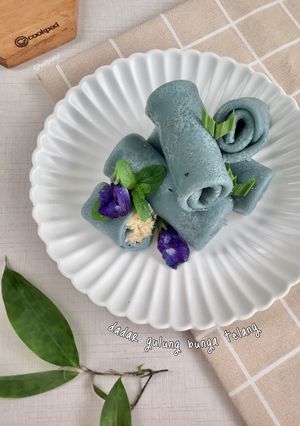 Foto resep Dadar Gulung Bunga Telang