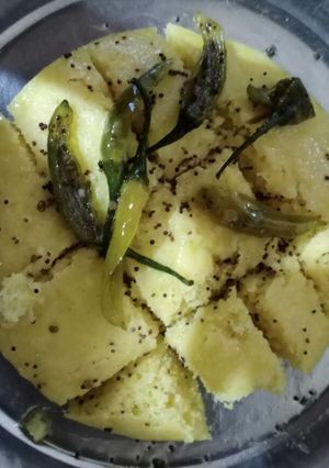 A picture of Dhokla.