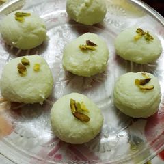 A picture of Green Mango Sandesh.