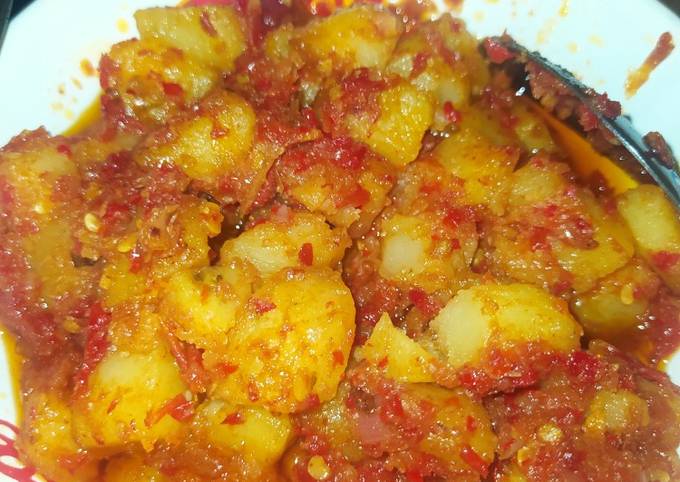 Resep Kentang Balado Oleh Tanti Rahmalia Sompie - Cookpad