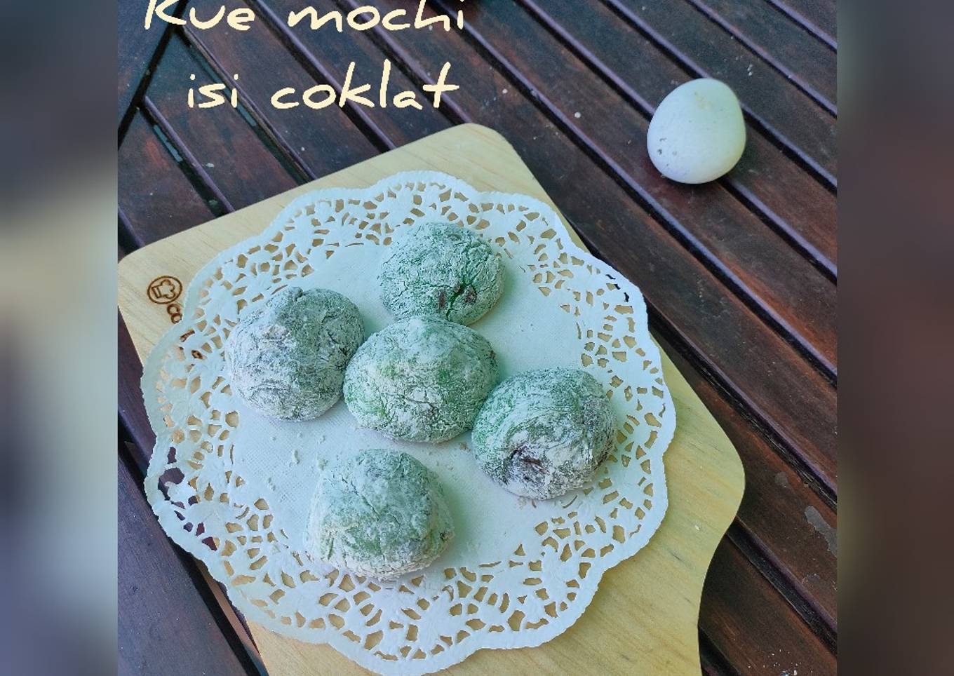 Resep Kue mochi isi coklat