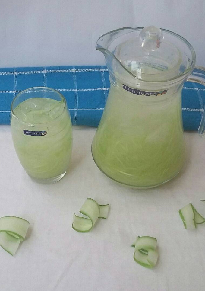 Foto resep Es timun jeruk nipis&lemon🍹🍋