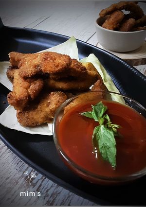 KFC মতো চিকেন স্ট্রিপস (KFC chicken strips recipe in Bengali) রেসিপির প্রধান ছবি
