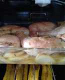 Pollo al horno con papas