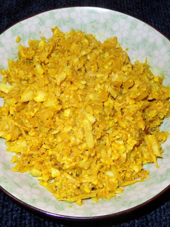 A picture of CAULIFLOWER RICE WITH MOROCCAN SPICES. JON STYLE.