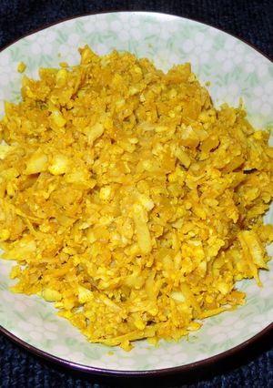 A picture of CAULIFLOWER RICE WITH MOROCCAN SPICES. JON STYLE.