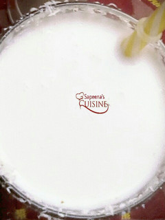 A picture of Coconut and dates drink.