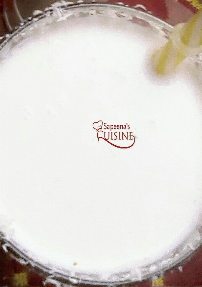 A picture of Coconut and dates drink.