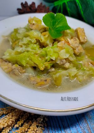 Foto resep Oseng kubis santan