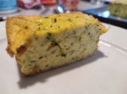 Une photo de flan courgettes