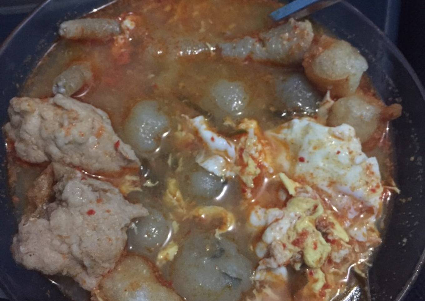 Cilok jeletot kuah ceker