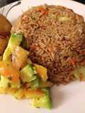 Arroz estilo horiental