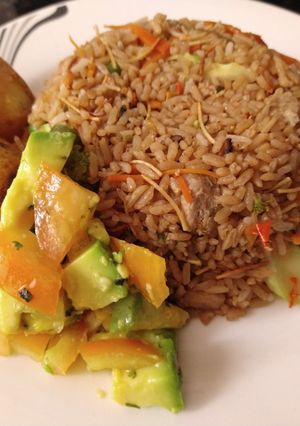 Una foto de Arroz estilo horiental