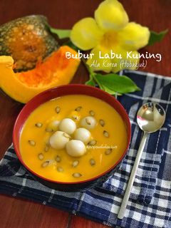 Foto resep Bubur Labu Kuning ala Korea (Hobakjuk)