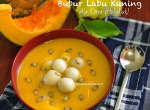 Foto resep Bubur Labu Kuning ala Korea (Hobakjuk)