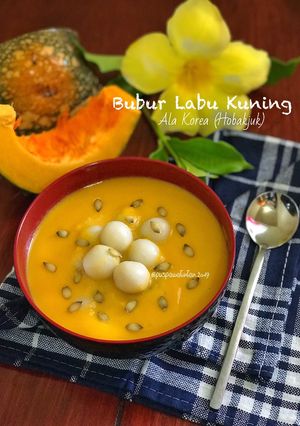 Foto resep Bubur Labu Kuning ala Korea (Hobakjuk)