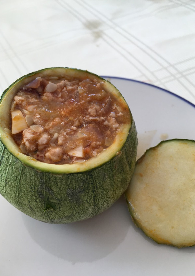 Una foto de Zapallitos rellenos hechos en España al estilo argentino 🥒🇦🇷