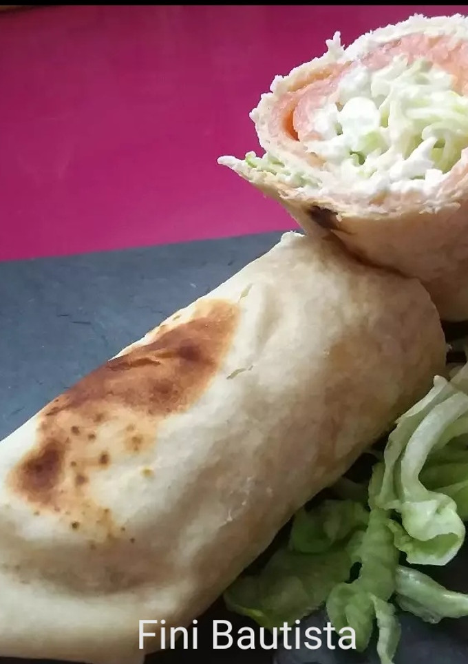 Una foto de Burritos de salmón