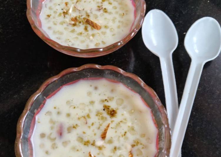 Recipe of Award-winning Sabudana kheer