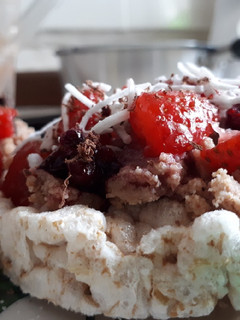 Una foto de Galletas de arroz saludables