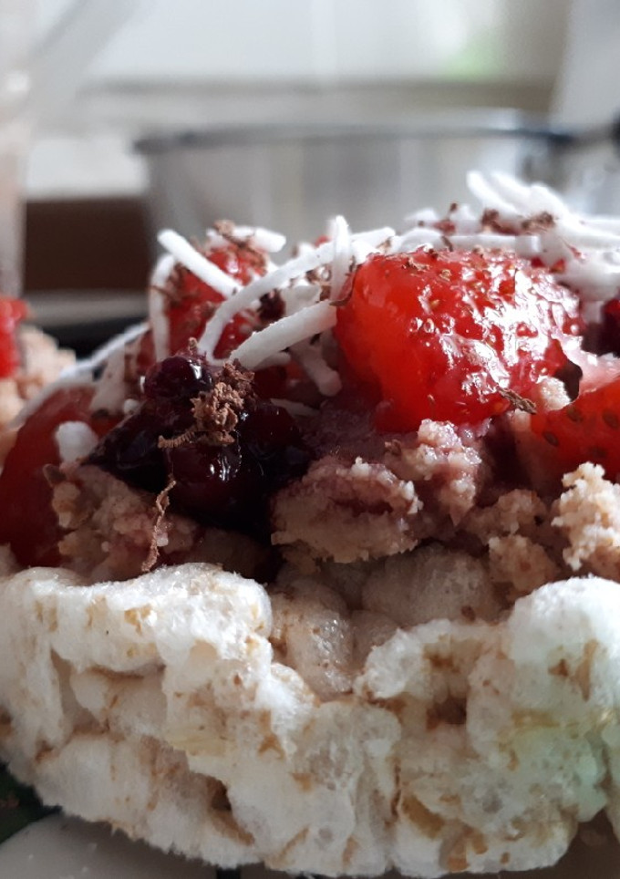 Una foto de Galletas de arroz saludables