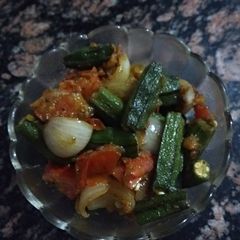 A picture of Bhindi Do Pyaza.