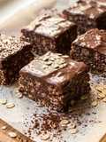 Turrón de avena y chocolate