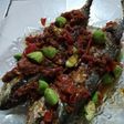 Sambal balacan kembung pete limo