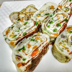 A picture of Egg rolls.