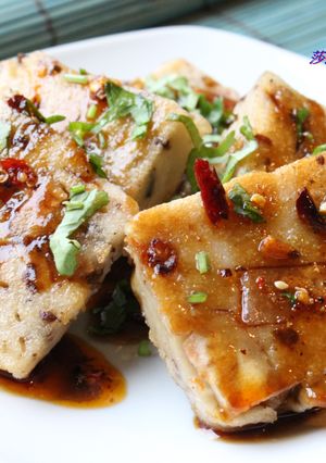 ［微波爐版］芋頭肉燥鹹粿 的食譜成品照片