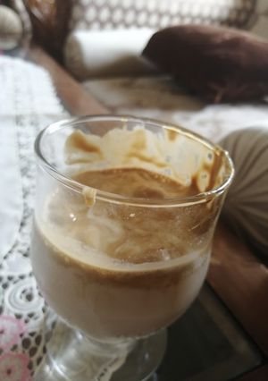 A picture of Dalgona Coffee.