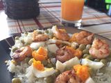 Arroz con camarones
