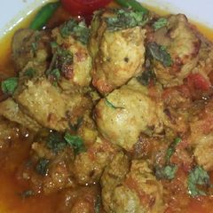 A picture of Seekh Kabab salan.