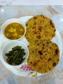 A picture of Methi Thepla.