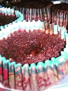 Una foto de Cupcake de chocolate para microondas