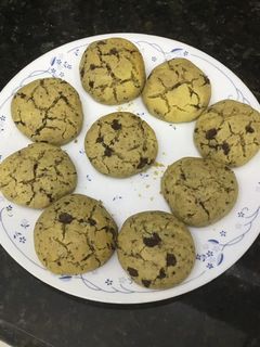 Una foto de Galletas de chispas de chocolate sin gluten