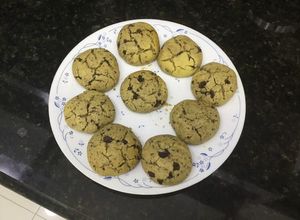 Una foto de Galletas de chispas de chocolate sin gluten