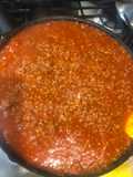 Picadillo de carne molida de res