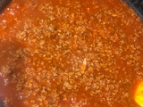 Picadillo de carne molida de res