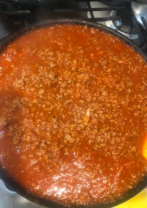 Una foto de Picadillo de carne molida de res