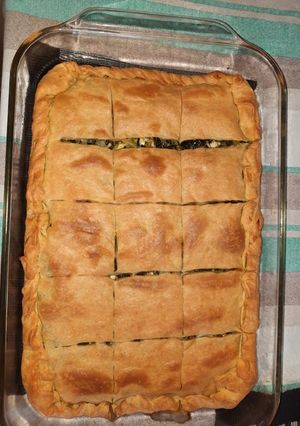Φωτογραφία της συνταγής Σπανακοτυρόπιτα με φύλλο κουρού
