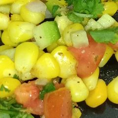 A picture of Sweet corn chaat.
