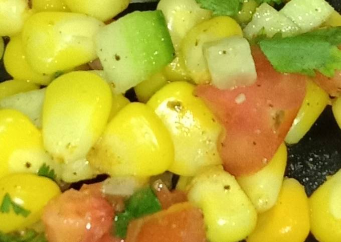 Sweet corn chaat Recipe